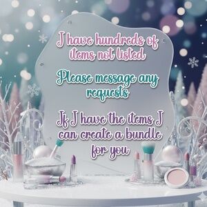 Request items if you don't see them listed!